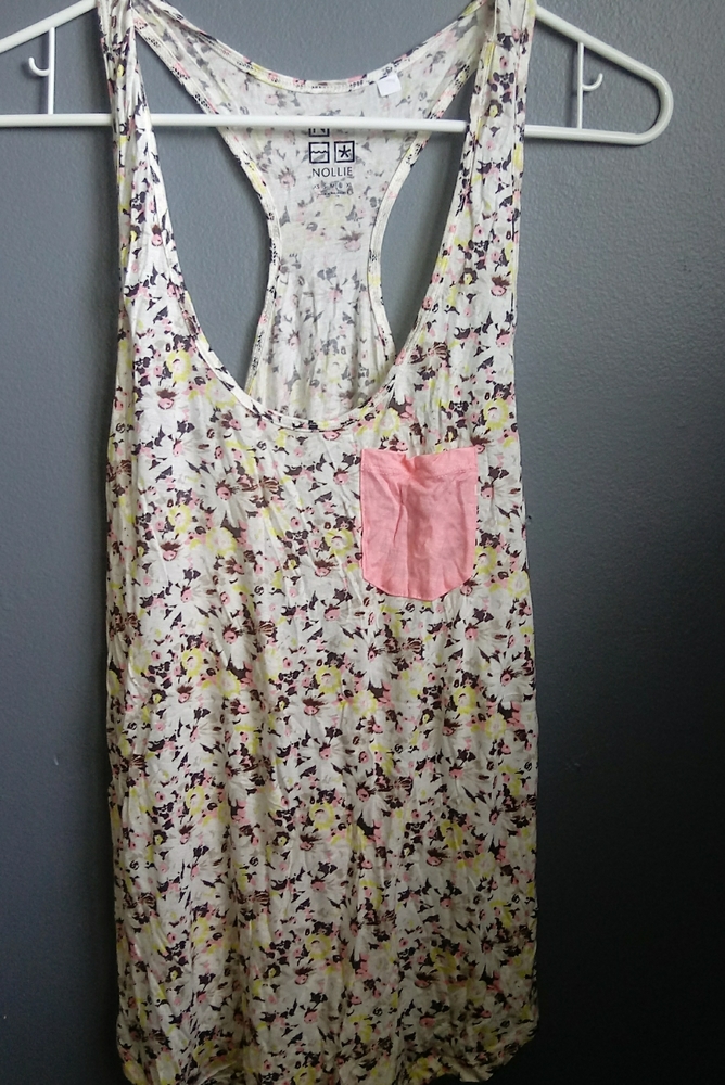 NWOT Nollie floral tank top